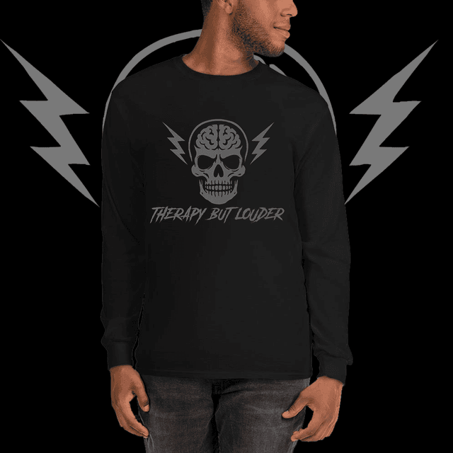 Therapy but Louder Logo - Long Sleeve